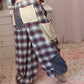 Pretty Plaid Joggers - Blue