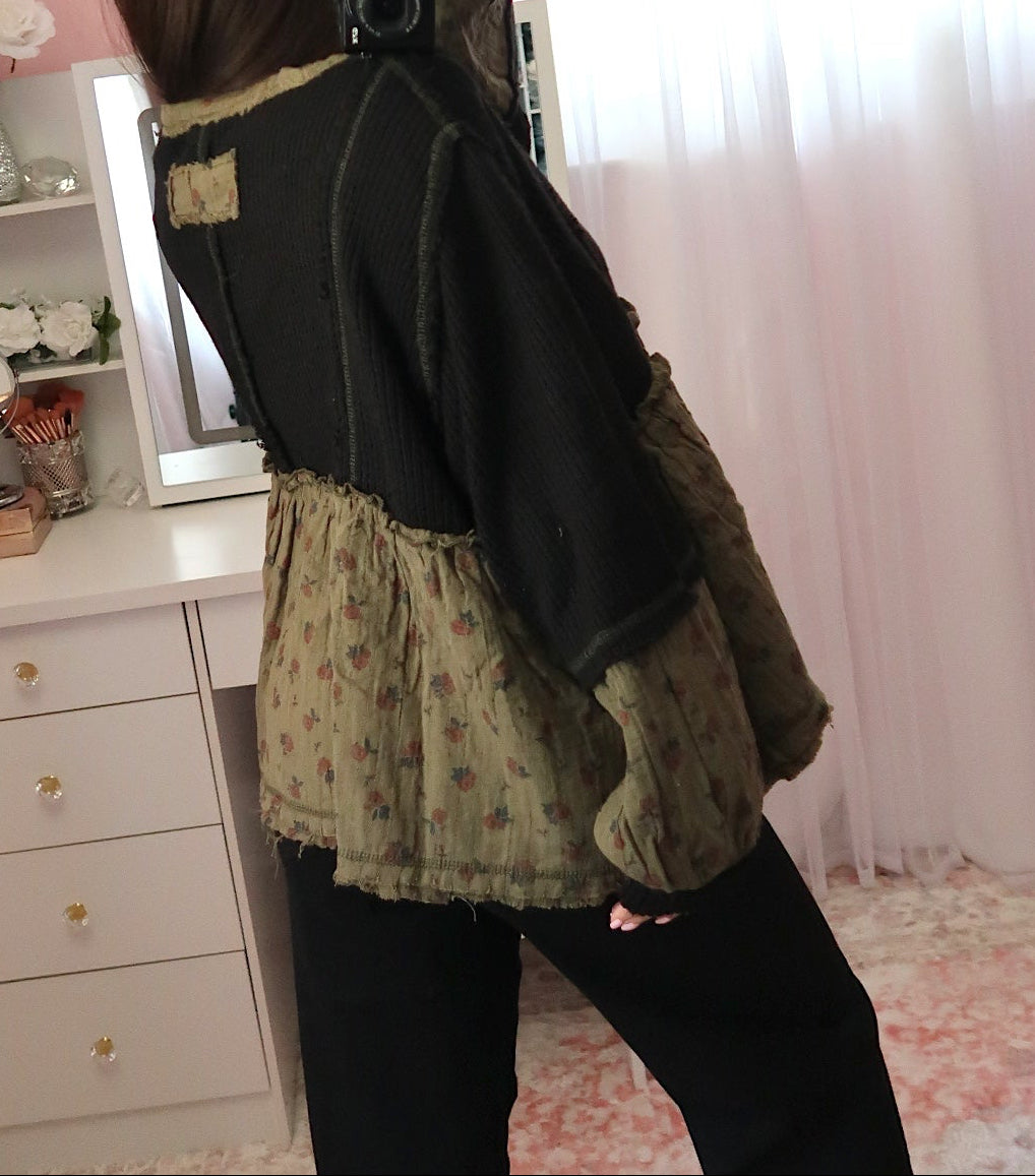 Forest Fairy Babydoll Sweater