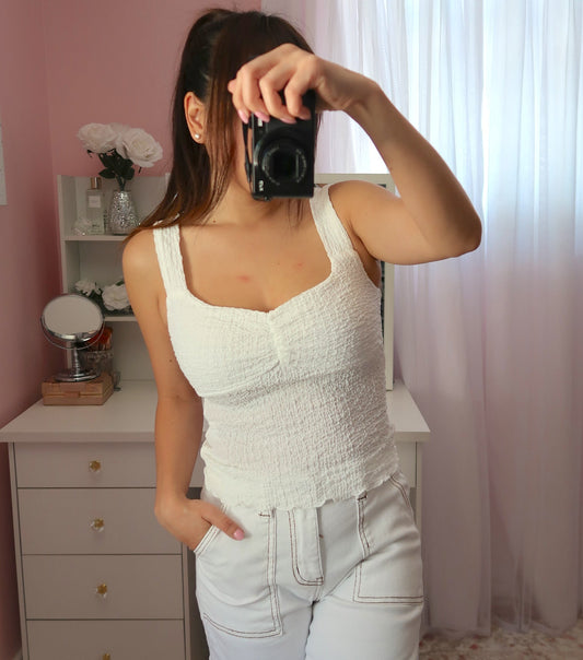 Sweetheart Tank - Ivory