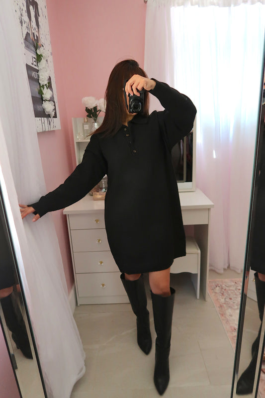 Collared Sweater Dress *size down*