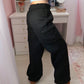 High Waist Cargo Sweatpants