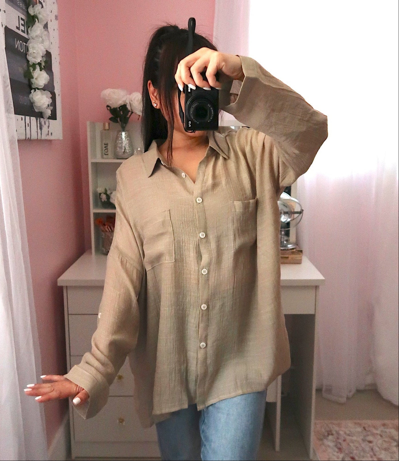 Forever Summer Shirt - Taupe