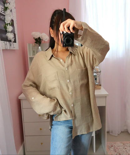Forever Summer Shirt - Taupe