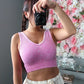 Lin Reversible Crop Tank - Mauve