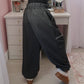 Cute Waist Joggers - Charcoal