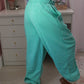Cute Waist Joggers - Turquoise