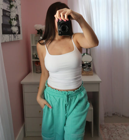 Seamless Square Cami with built-in (12 colors available)