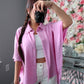 Bernice Button Shirt - Mauve