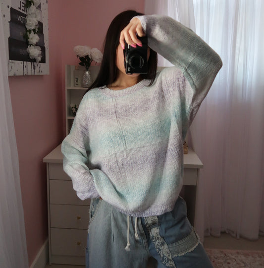 Cool Tones Knit Sweater