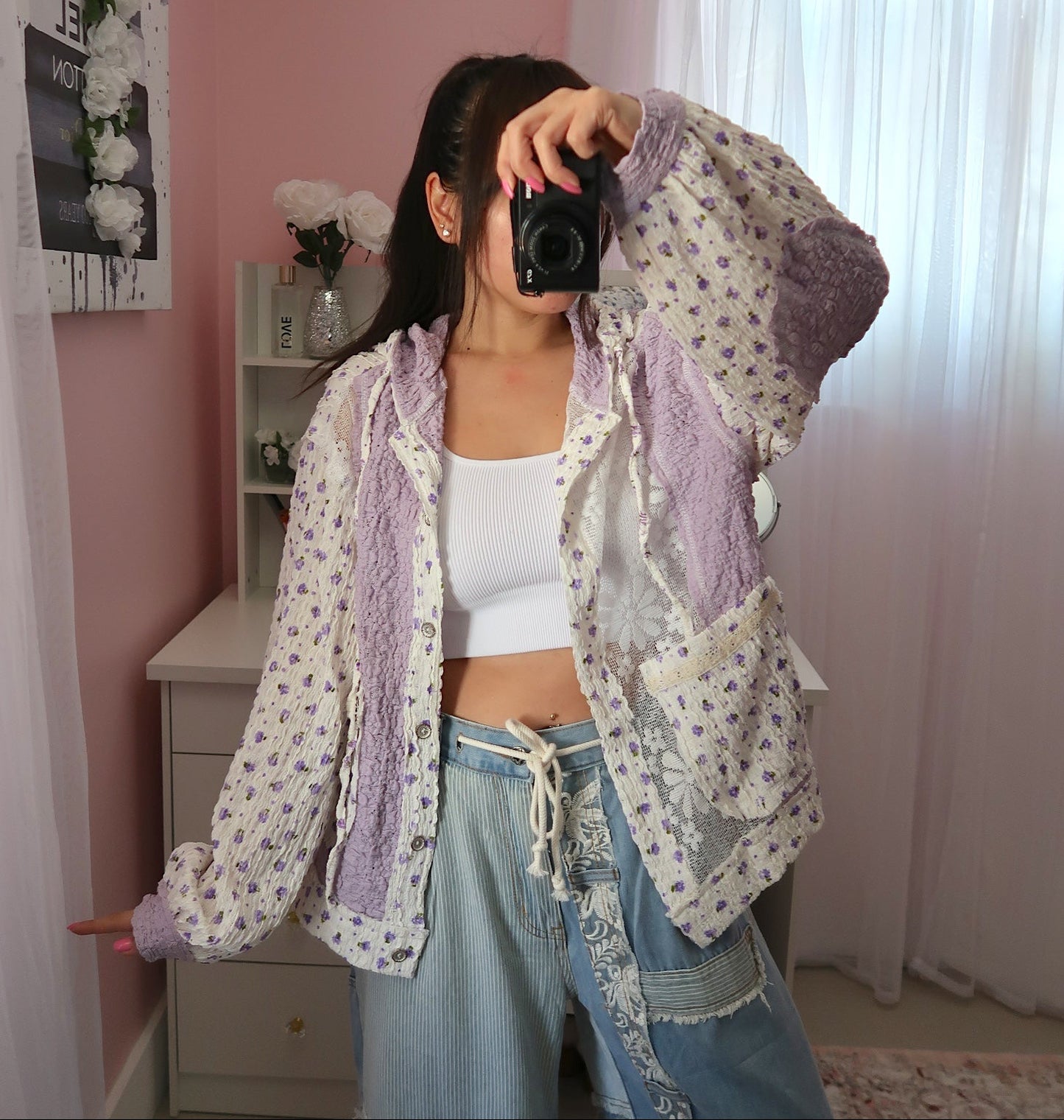 Lavender Fields Hooded Top