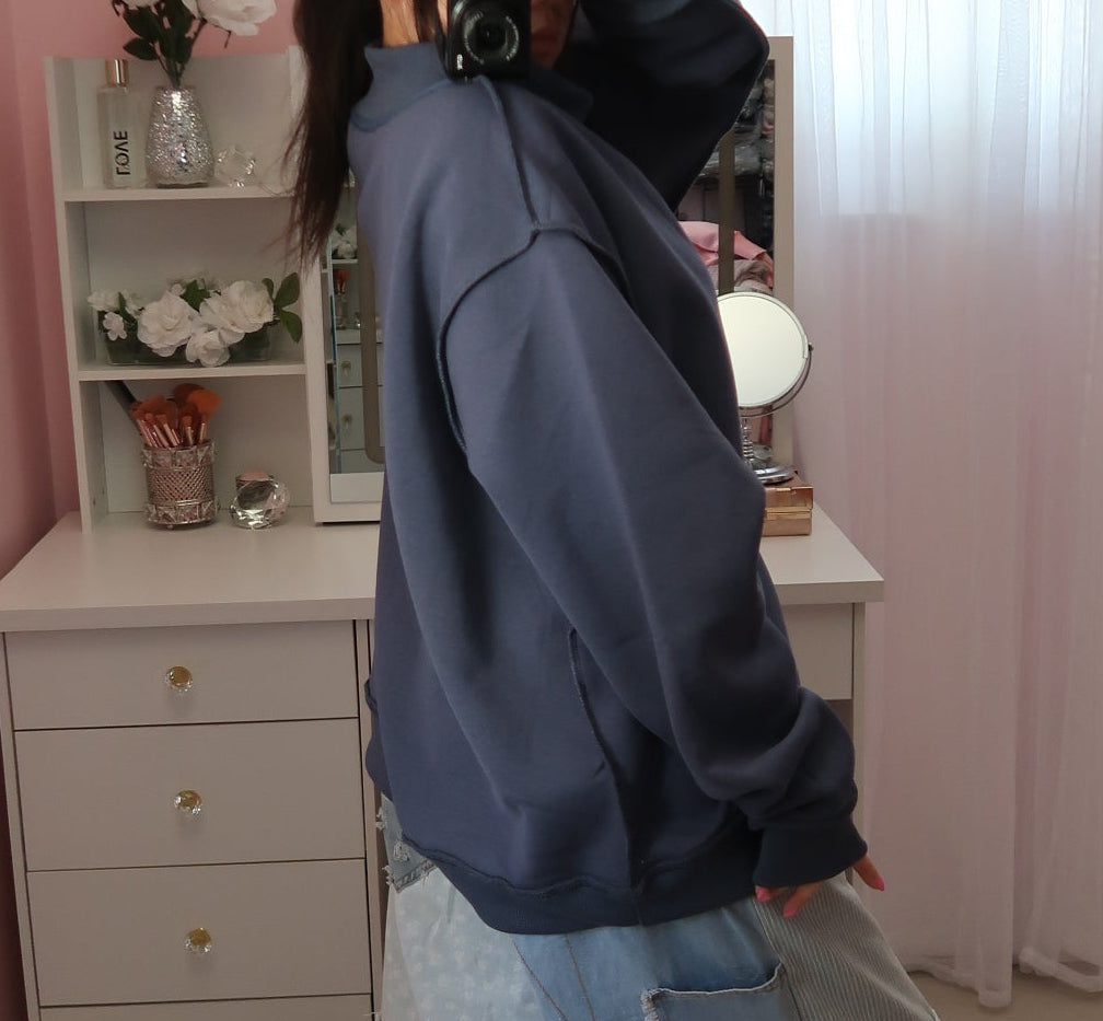 Mock Neck Sweatshirt