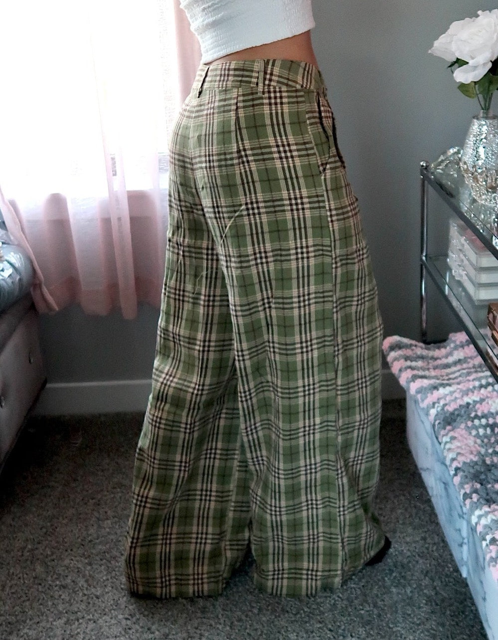 Shaggy Plaid Pants