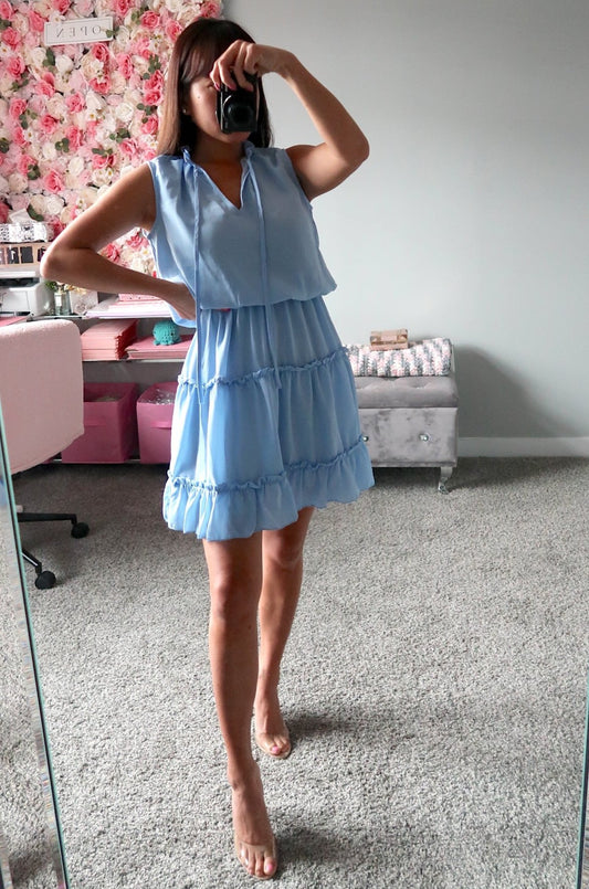 Ava Dress - Blue