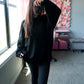 Cozy Oversized Sweater - Black