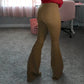 Bell Bottom Pants - Mocha