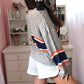 Varsity Summer Top - Grey