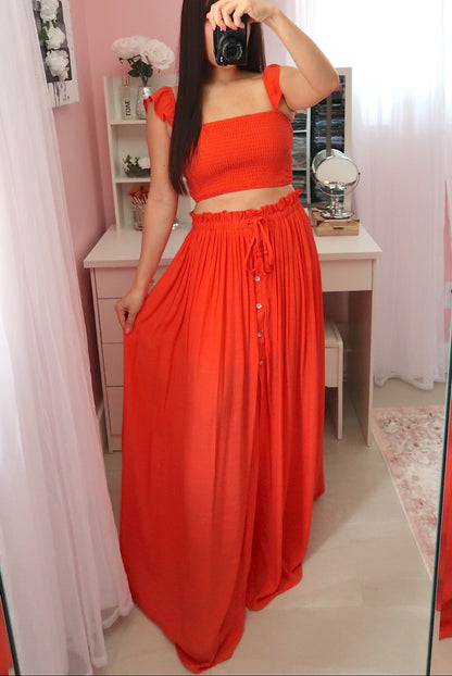 Summer Romance Set - Orange Red