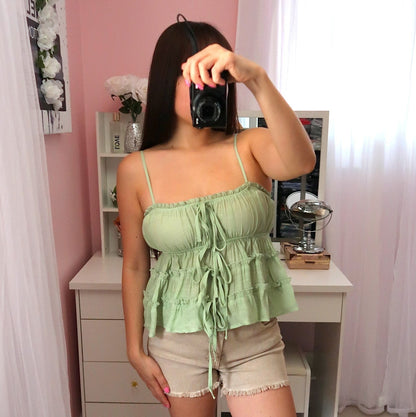Tiana Ruffle Cami (4 available colors)