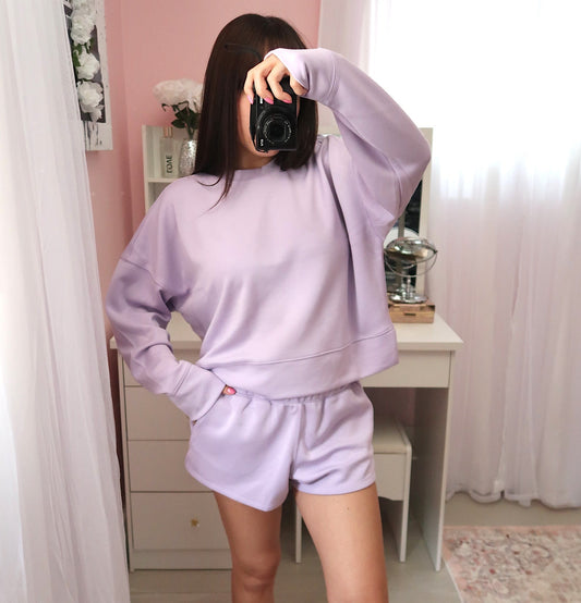 Scuba Sweater + Shorts Set (2 colors available)