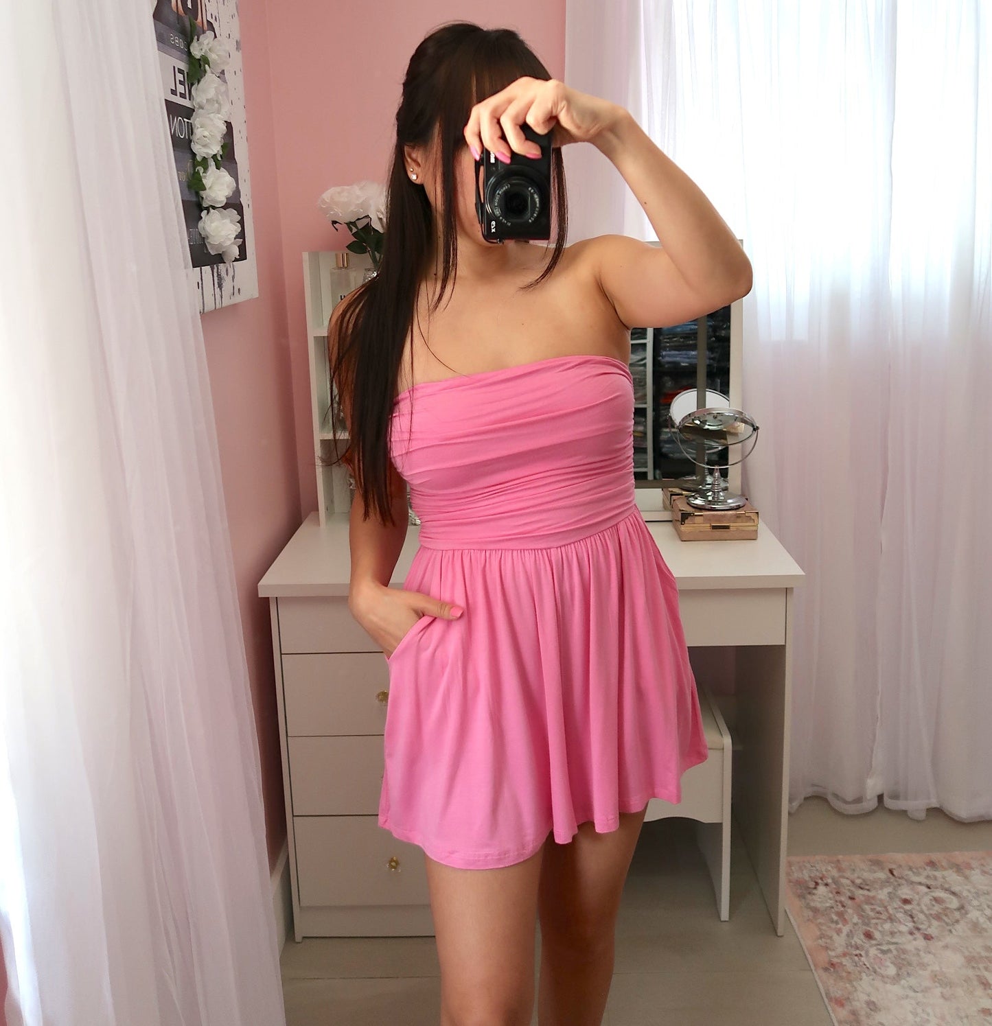 Mini Tube Romper - Pink