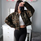 Cropped Camo Jacket