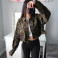 Cropped Camo Jacket