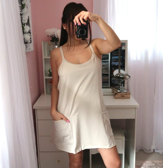 Relax With Me Romper Dress (5 colors available)