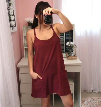 Relax With Me Romper Dress (5 colors available)