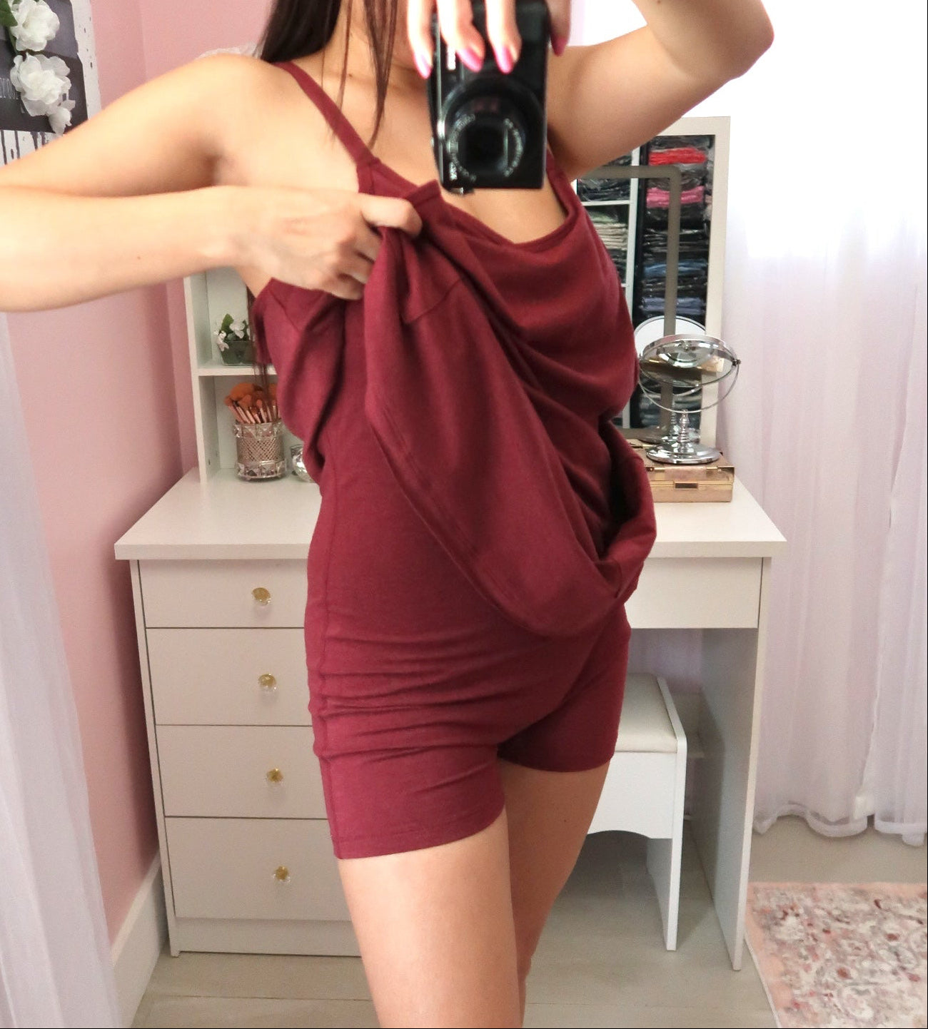 Relax With Me Romper Dress (5 colors available)