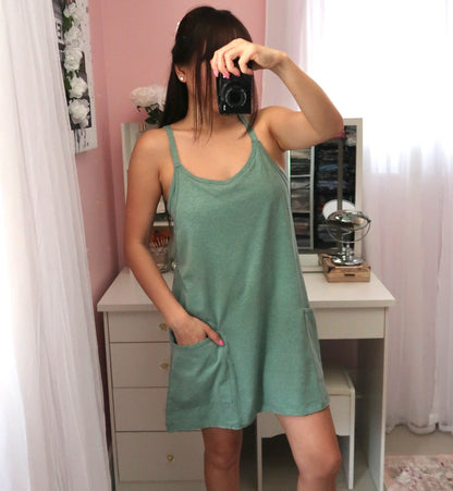 Relax With Me Romper Dress (5 colors available)