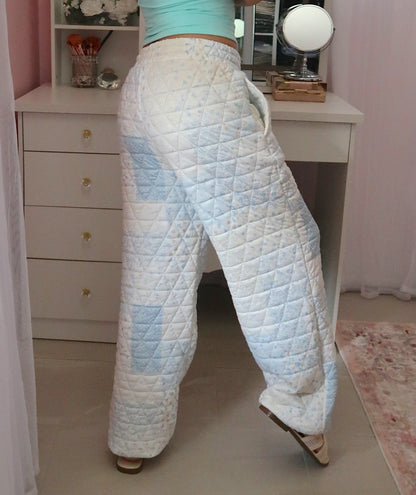Quilted Pastel Joggers (2 colors available)