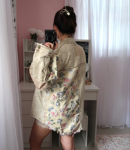 Magnolia Shacket - Taupe