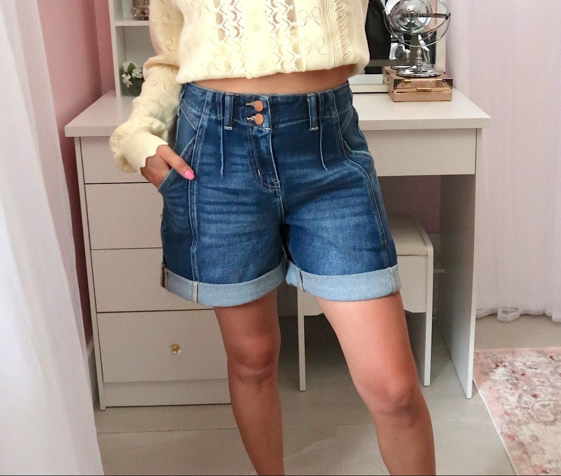 Risen Cuff Jean Shorts