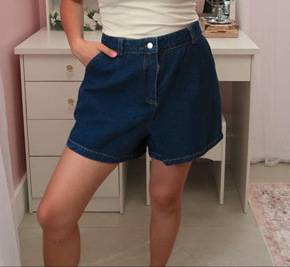 Clean Denim Shorts