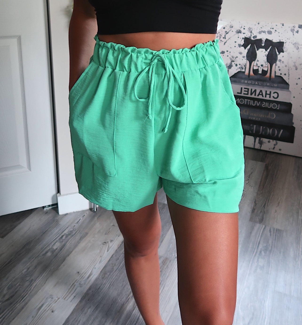 Flowy Summer Shorts - Green