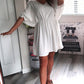 Summer Vibes Dress - Soft White