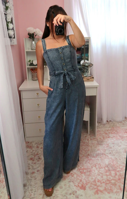 Soft Denim Jumpsuit