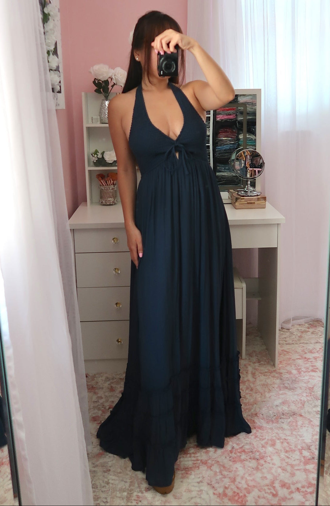 Boat Nights Dress - Navy