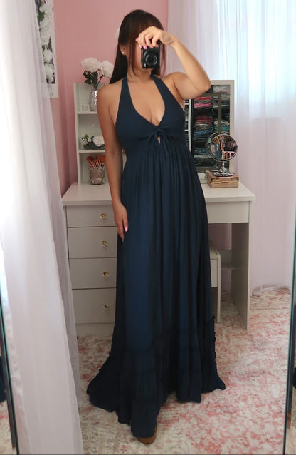 Boat Nights Dress - Navy