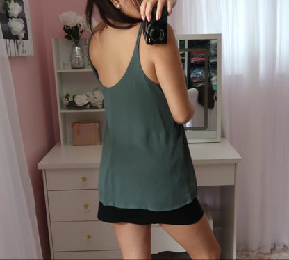 Double Spaghetti Cami - Ash Jade