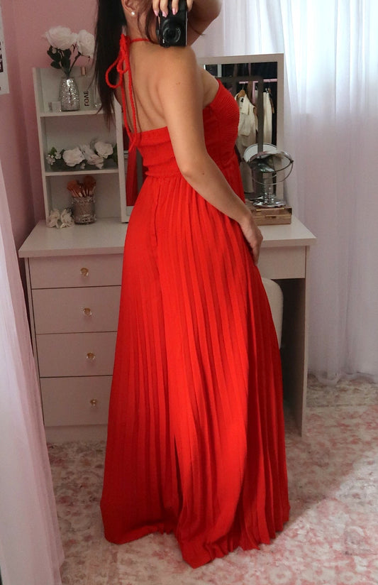 Hottie Jumpsuit - Red