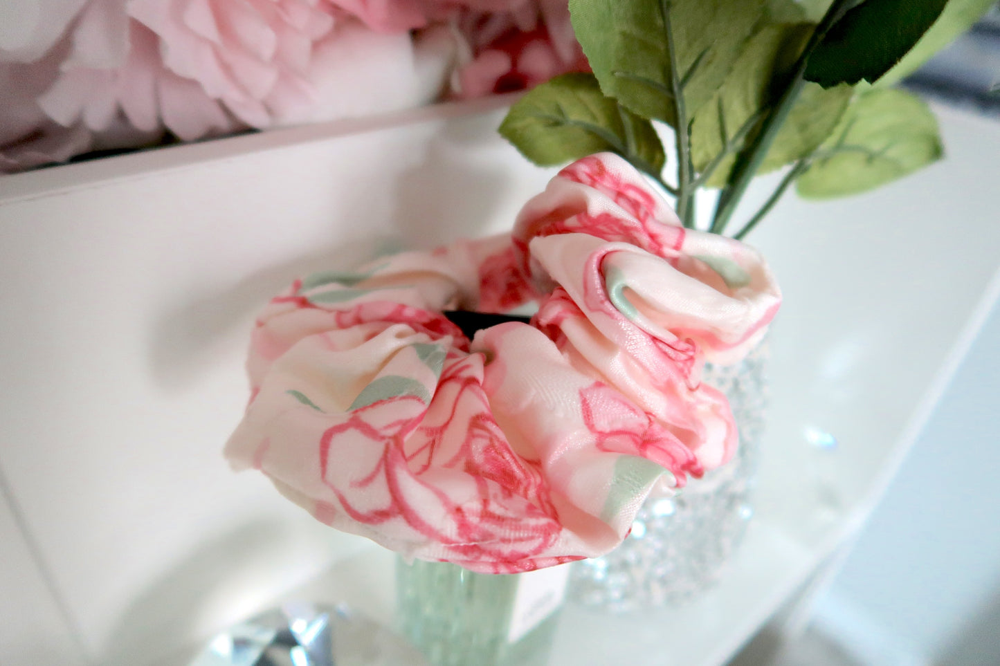 Butterfly Rose Scrunchie Duo