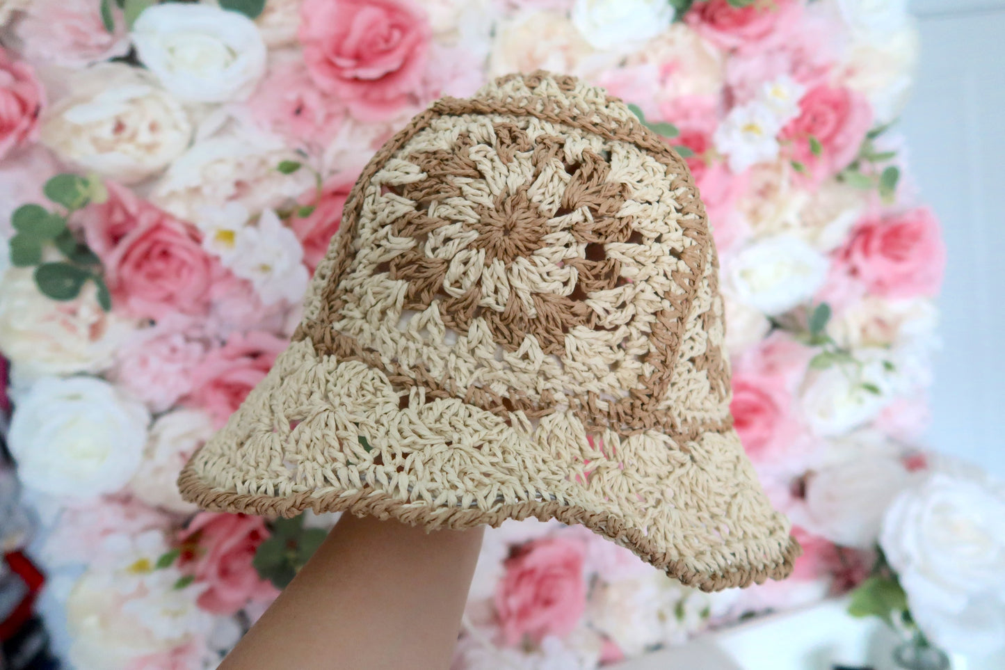 Straw Weave Bucket Hat