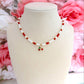 Beaded Cherry Necklace