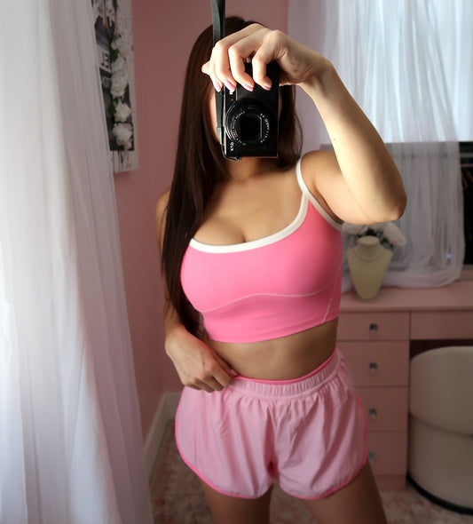 Contour Active Tank - Pink *size up*
