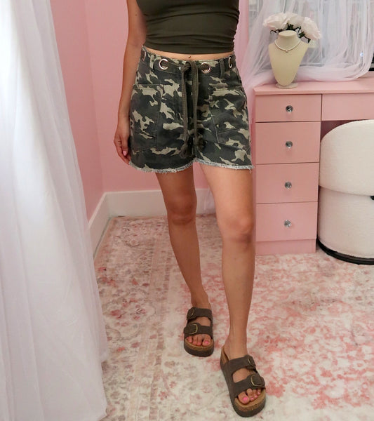 Relaxed Camo Shorts