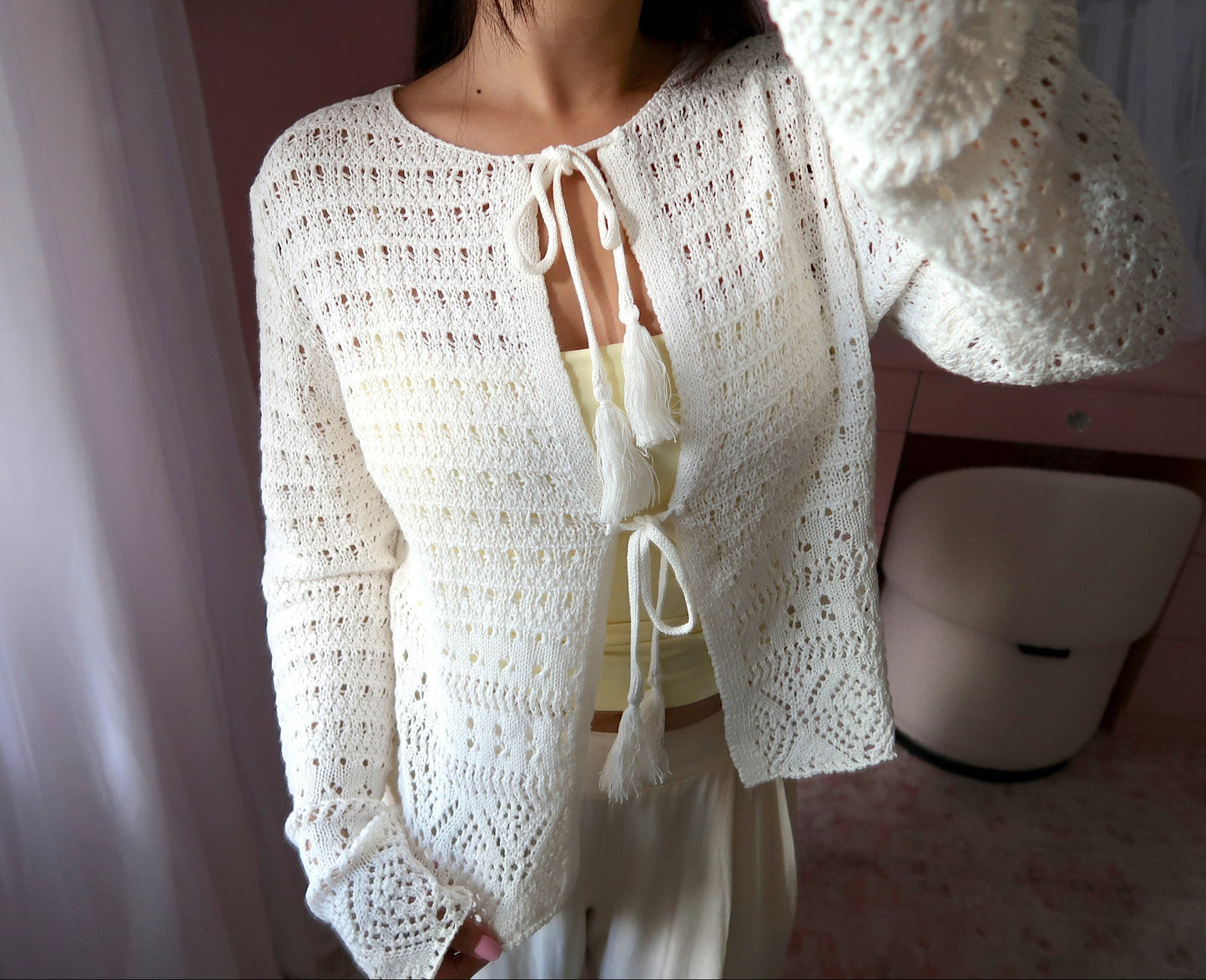 Tassel Tie Cardigan