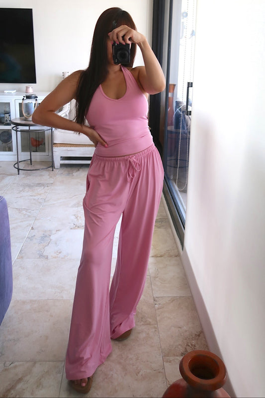 Butter Pants Set - Pink