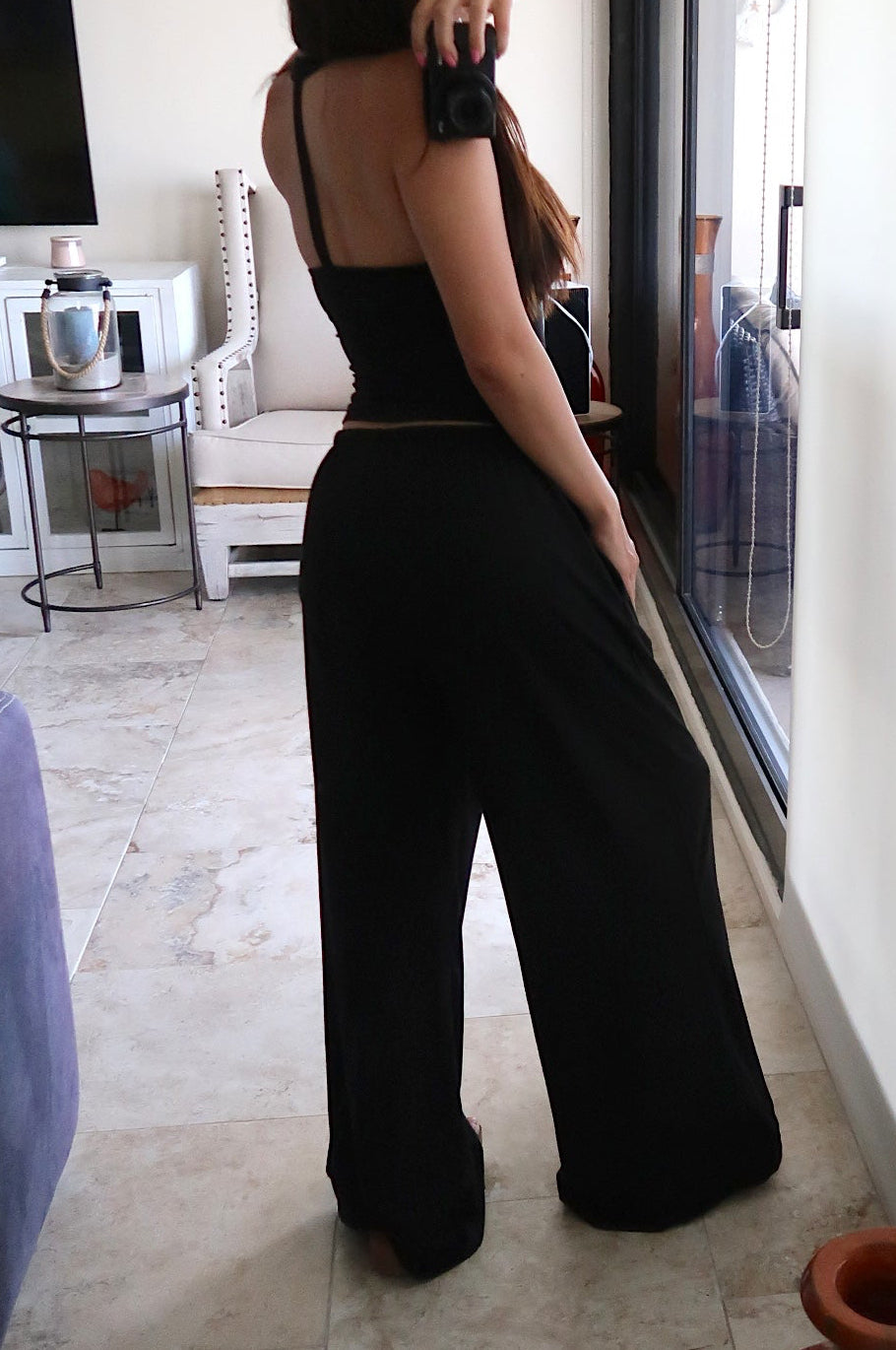 Butter Pants Set - Black
