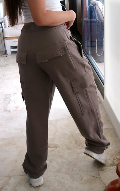 Cargo Sweatpants - Mushroom (PRE-ORDER OPEN FOR SIZE LARGE - 8/4 estimated ship date)